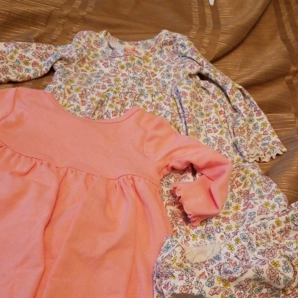 6 month girls dress set